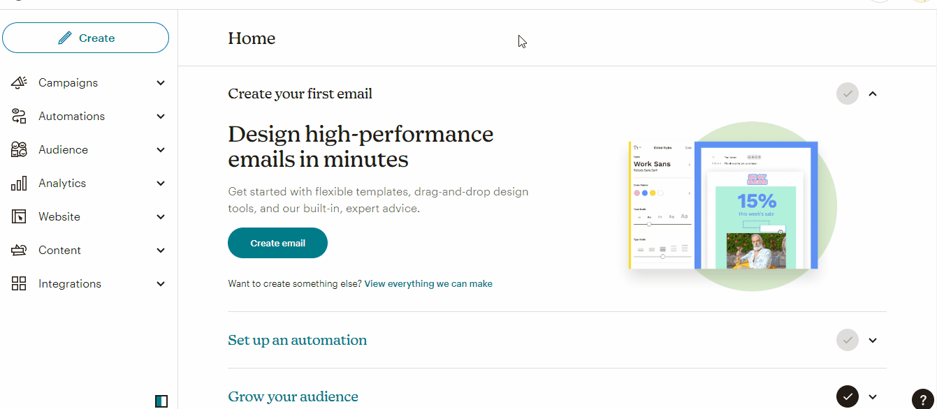 Add new Customer Journey in Mailchimp animated
