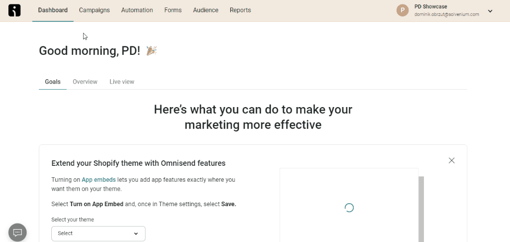How to create Omnisend new workflow animated