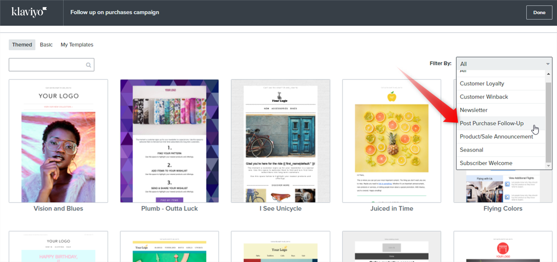 Email templates for Klaviyo automation